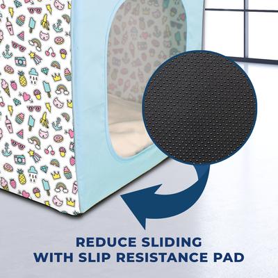 Show full view: Pawtitas Personalized Covered Dog Bed, Teal slide 7 of 10