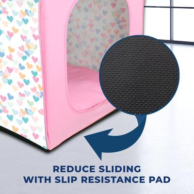 Show full view: Pawtitas Personalized Covered Dog Bed, Pink Hearts slide 7 of 10