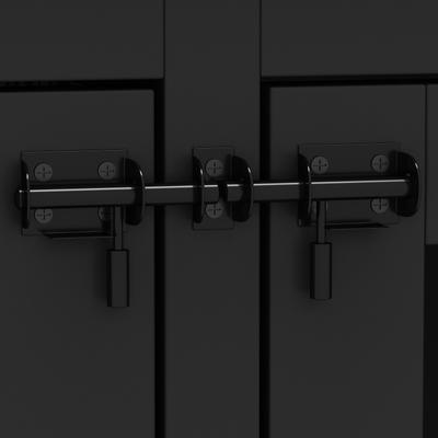 Show full view: Dawnspaces 86.6-in 2 Dog Furniture Style Dog Crate, Black, 42 inch slide 10 of 10