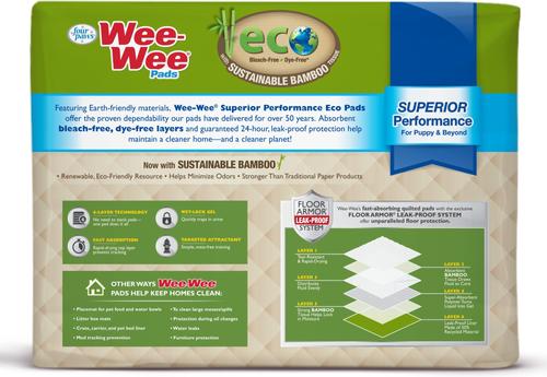 Show full view: Four Paws Eco Bamboo Dog Pee Pads, 22 x 23-in, 50 count slide 9 of 10