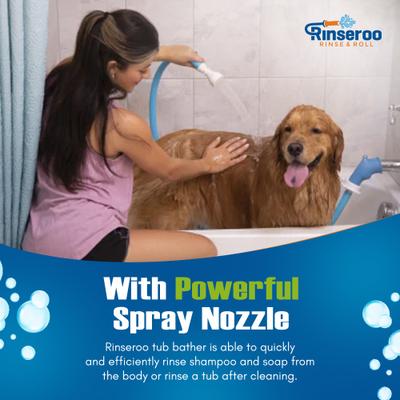 Show full view: Rinseroo Bathtub Faucet Sprayer Attachment Dog & Cat Grooming Tool slide 7 of 9