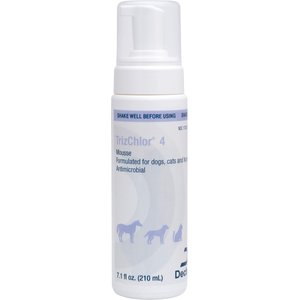 TrizCHLOR 4 Mousse Dogs, Cats & Horses, 7.1-oz bottle