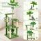 Show in main carousel: TSCOMON Green Leaves 61-in Plush Cat Tree, Green slide 4 of 8