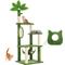 Show in main carousel: TSCOMON Green Leaves 61-in Plush Cat Tree, Green slide 3 of 8