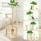 Show in main carousel: TSCOMON Green Leaves 61-in Plush Cat Tree, Beige slide 5 of 9