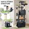 Show in main carousel: TSCOMON Multi-Level 69-in Plush Cat Tree & Condo, Dark Grey slide 8 of 9