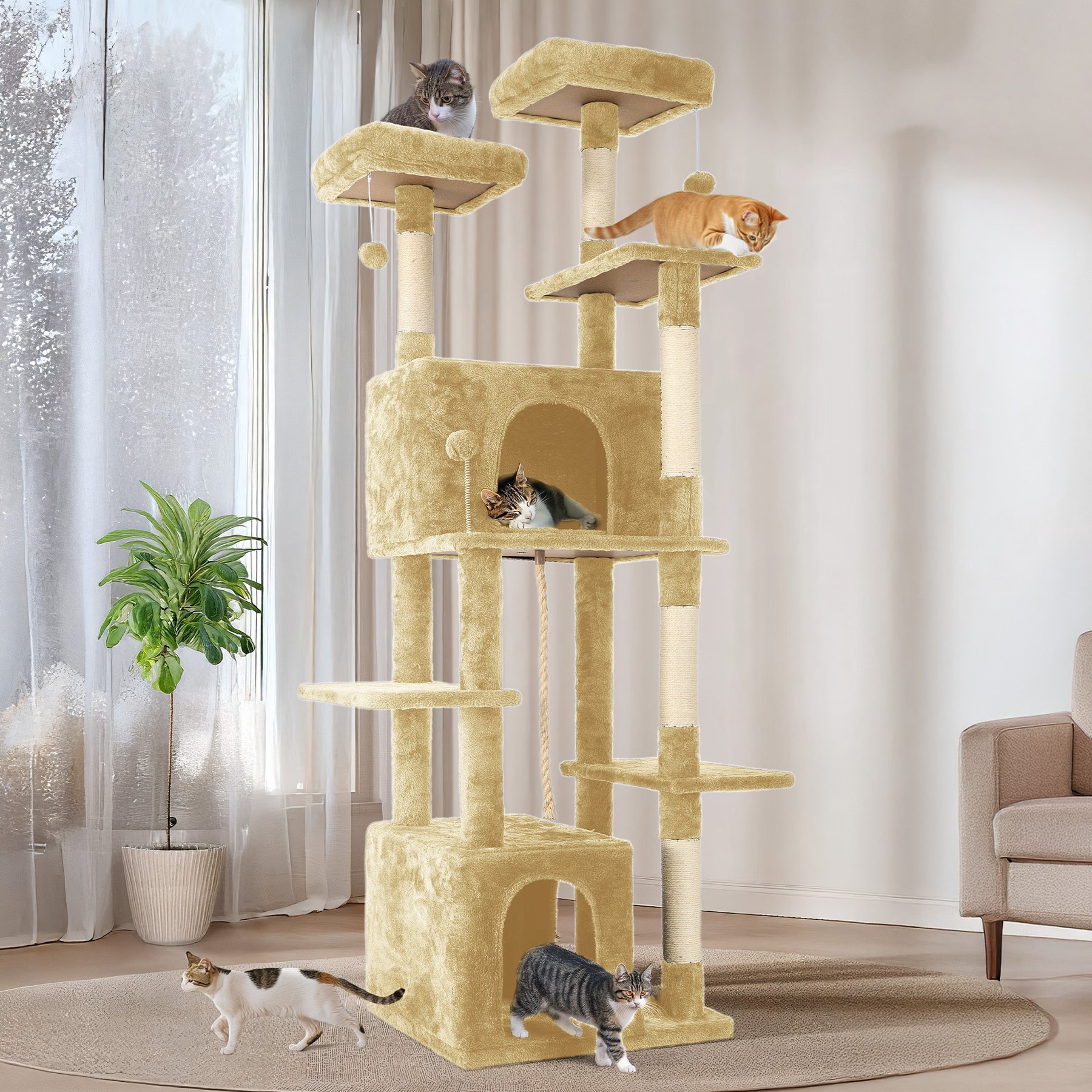 家具 w.corgi2pt.poodle7 Amazon.com: YITAHOME Dog Kennel Furniture with Wheels