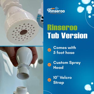 Show full view: Rinseroo Bathtub Faucet Sprayer Attachment Dog & Cat Grooming Tool slide 6 of 9