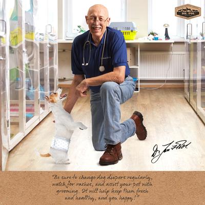 Show full view: Dr. Pol Disposable Wetness Indicator Male Dog Diapers, 50 count, X-Small: 6 to 13-in waist slide 3 of 8