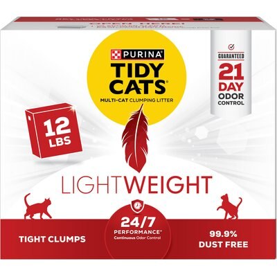Tidy Cats Tidy Cats Lightweight 24/7 Performance Odor Control Scented Clumping Clay Cat Litter, 12-lb box