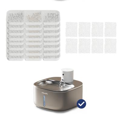 Show full view: PawsPik BOSS-01 Dog & Cat Water Fountain Replacement Filters, 8 count slide 1 of 9