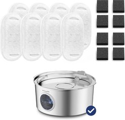 PawsPik Dog Water Fountain Replacement Filters, 1.8-gal, 8 count