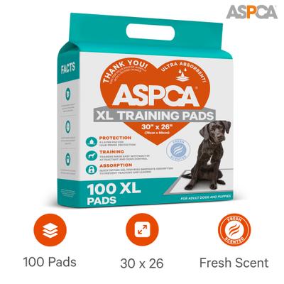 Show full view: ASPCA Dog Training Pads, 26 x 30-in, Fresh Scented, 100 count slide 3 of 3