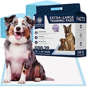 American Kennel Club Extra Large Dog Training Pads, 28 x 30-in, Lavender Scented, 100 count