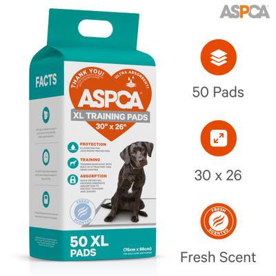 Show full view: ASPCA Dog Training Pads, 26 x 30-in, Fresh Scented, 50 count slide 2 of 2