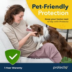 Protecto Carpet Scratch Protector Mat Dog & Cat Furniture Cover, Clear, 37.5 x 12-in, 1 count slide 2 of 7