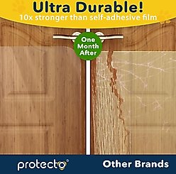 Protecto Clear Durable Door Scratch Protector for Dog, 18 x 12-in, 2 count slide 2 of 7