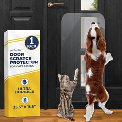 Protecto Clear Durable Door Scratch Protector for Dog, 35.5 x 15.5-in, 1 count slide 1 of 7
