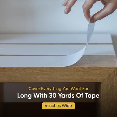 Show full view: Protecto Double-Sided Clear Self-Adhesive Cat Training Tape, Clear, 4 x 30-yd, 1 roll slide 8 of 8