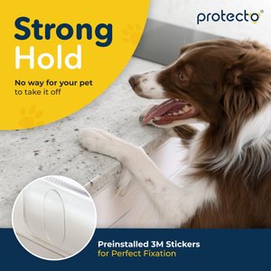 Protecto Window Sill Protector Dog & Cat Furniture Cover, Clear, 35.5 x 5.1-in, 2 count