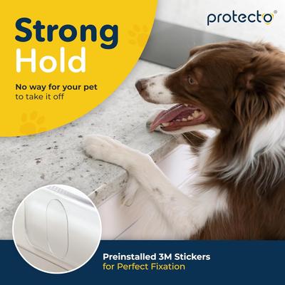 Show full view: Protecto Window Sill Protector Dog & Cat Furniture Cover, Clear, 35.5 x 3.25-in, 2 count slide 5 of 8