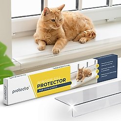 Protecto Window Sill Protector Dog & Cat Furniture Cover, Clear, 29.5 x 3.25-in, 1 count