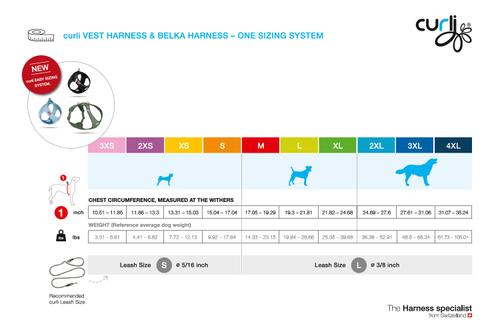 Show full view: Curli Apple Leather Dog Harness, Brown, XXX-Small: 10.51 to 11.85-in chest slide 3 of 9