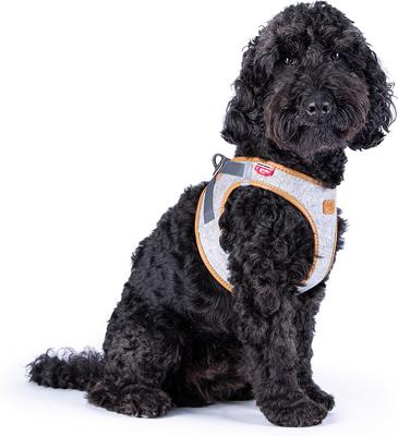 Show full view: Curli Alpine Clasp Vest Dog Harness, Light Gray, XXX-Small: 10.51 to 11.85-in chest slide 5 of 12