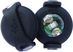 Curli Luumi LED Light Dog Collar Accessory, 2 count, Black