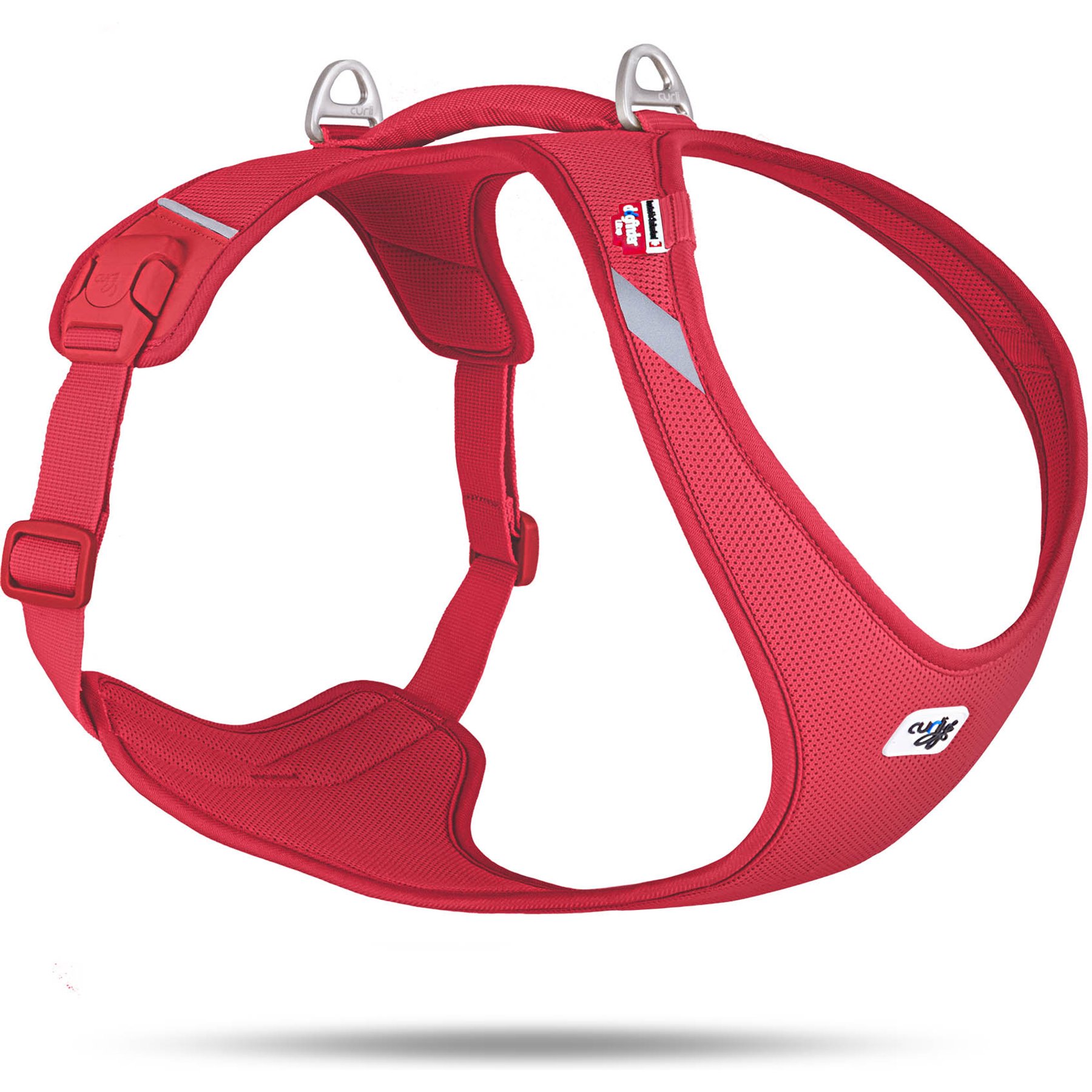 Curli Air-Mesh Large Dog Harness, Red, XXX-Large: 27.61 to 31.06-in chest