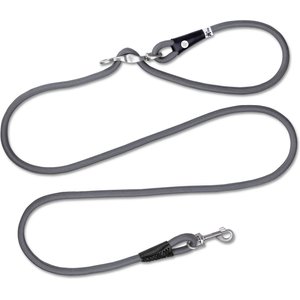 Curli Vario Comfort Dog Leash, Dark-Grey, Large: 6.5-ft long, 3/8-in wide