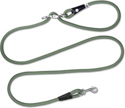 Curli Vario Comfort Dog Leash, Moss, Large: 6.5-ft long, 3/8-in wide