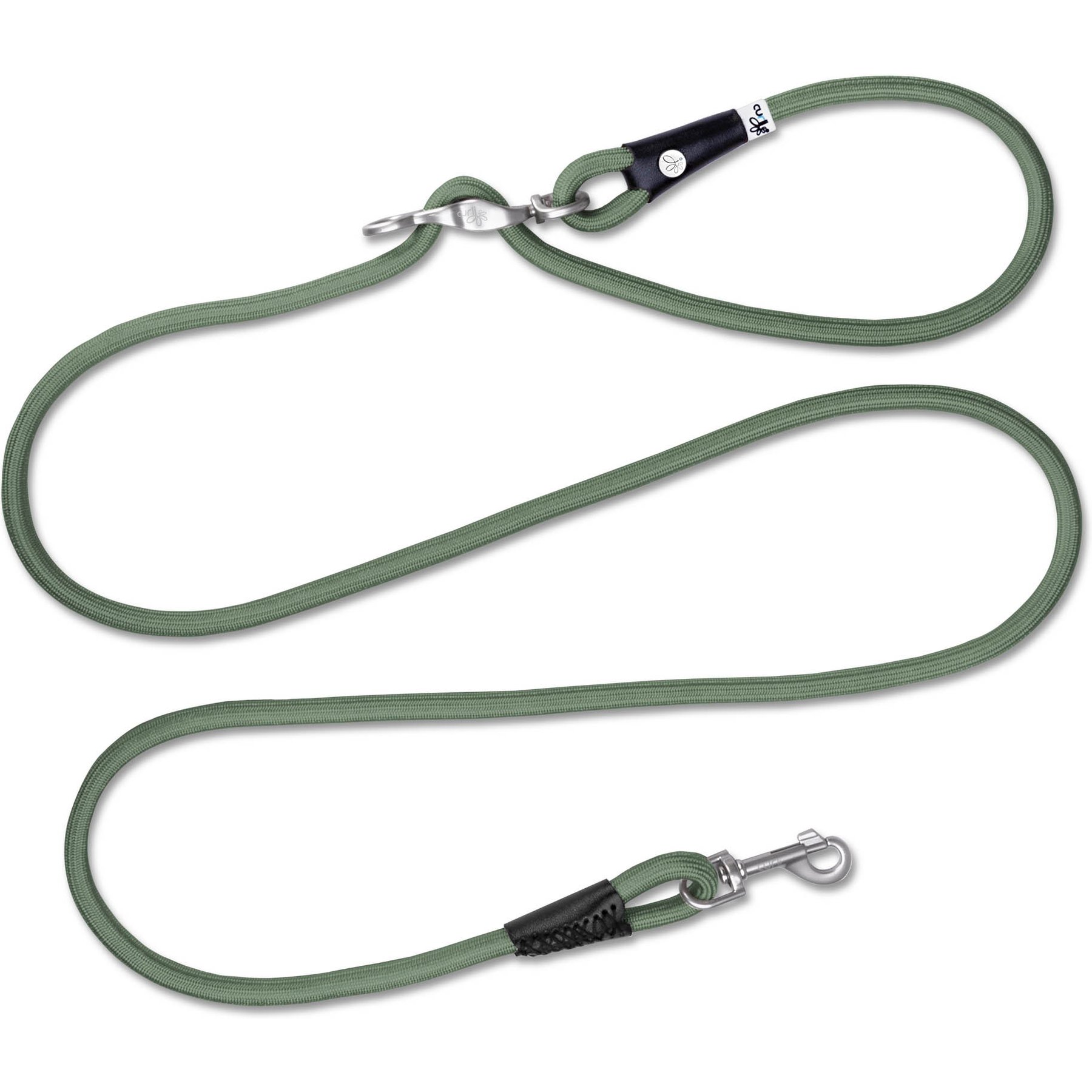 Curli Vario Comfort Dog Leash, Moss, Large: 6.5-ft long, 3/8-in wide