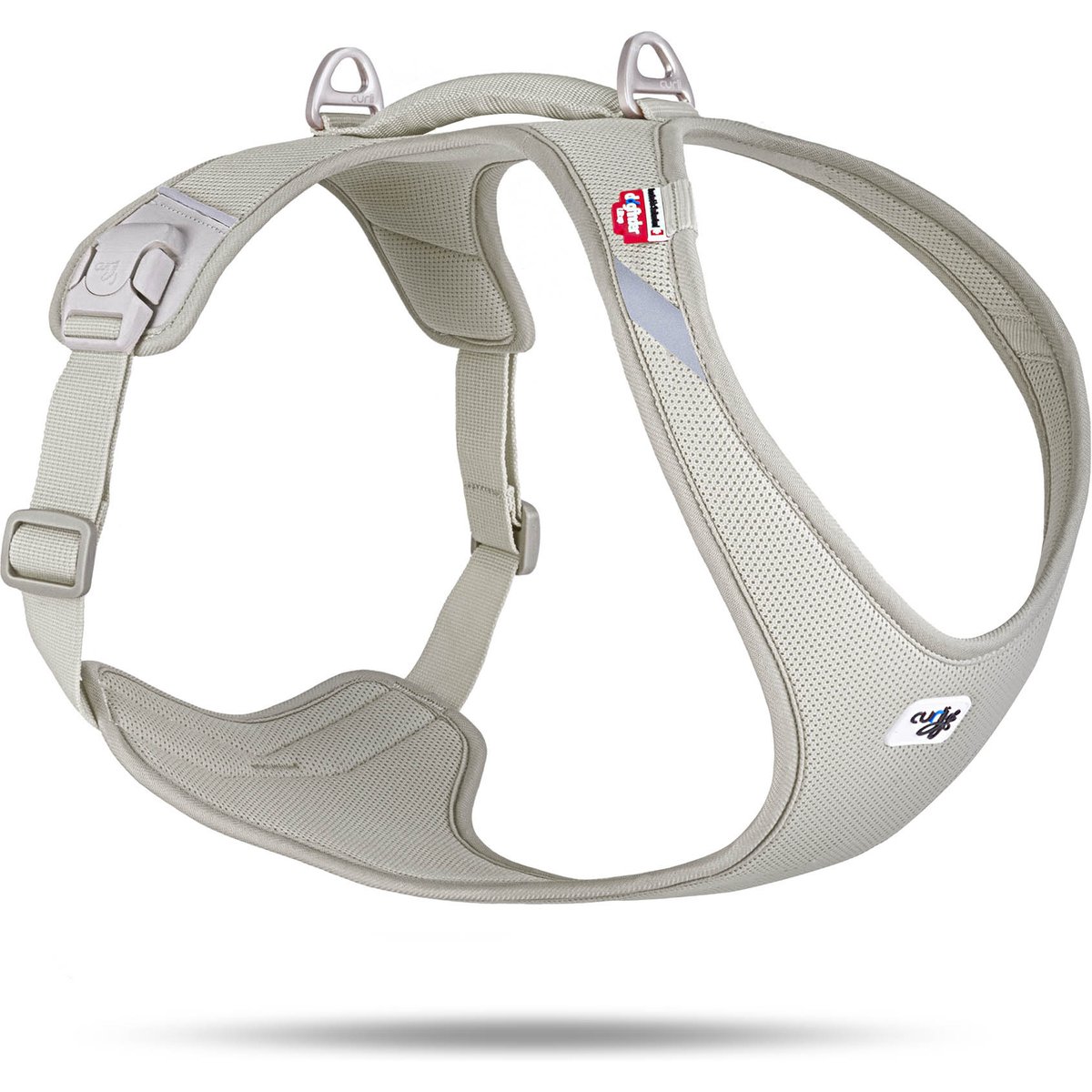 Curli Air-Mesh Large Dog Harness, Light-Tan, XXX-Large: 27.61 to 31.06-in chest