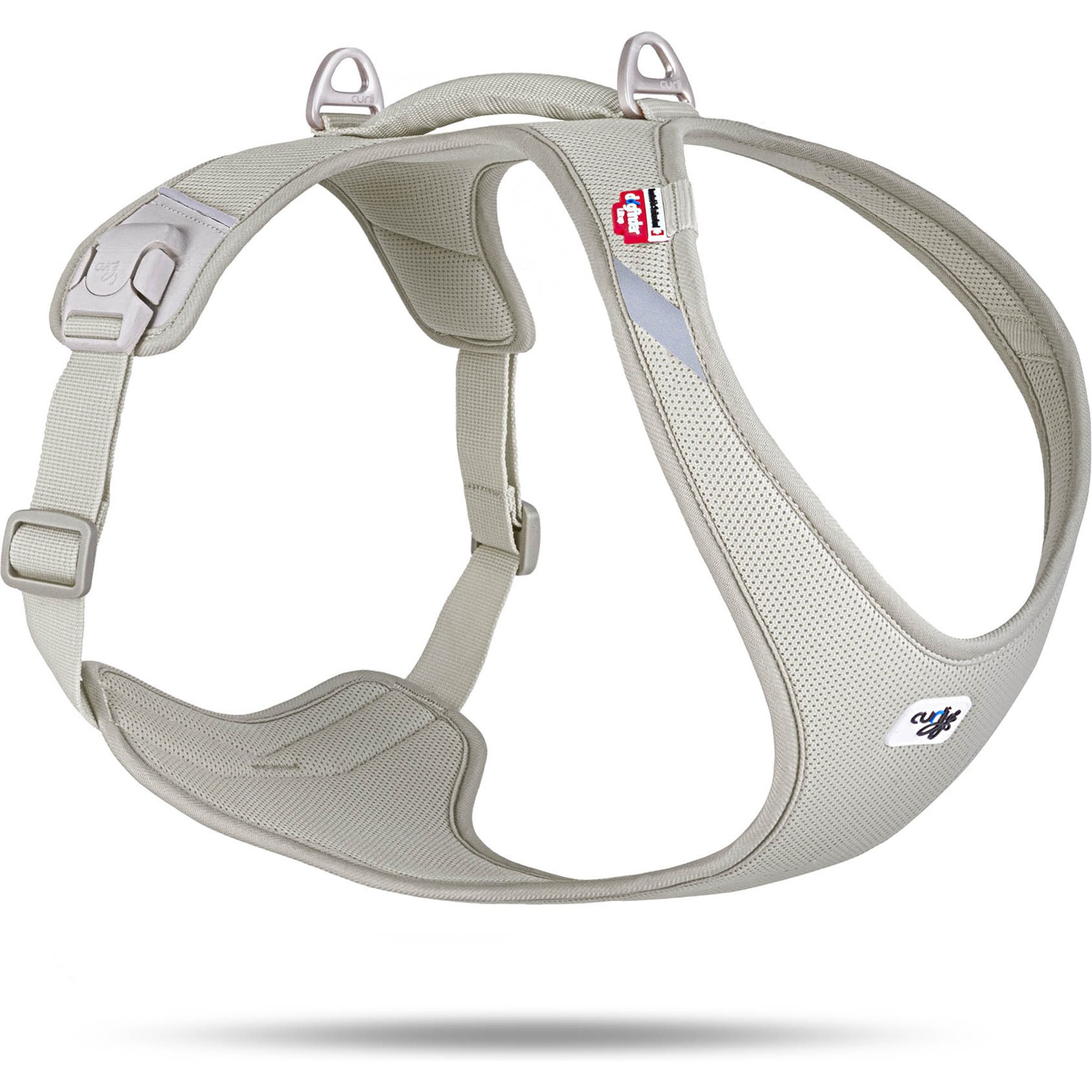 Curli Air-Mesh Large Dog Harness, Light-Tan, XXX-Large: 27.61 to 31.06-in chest
