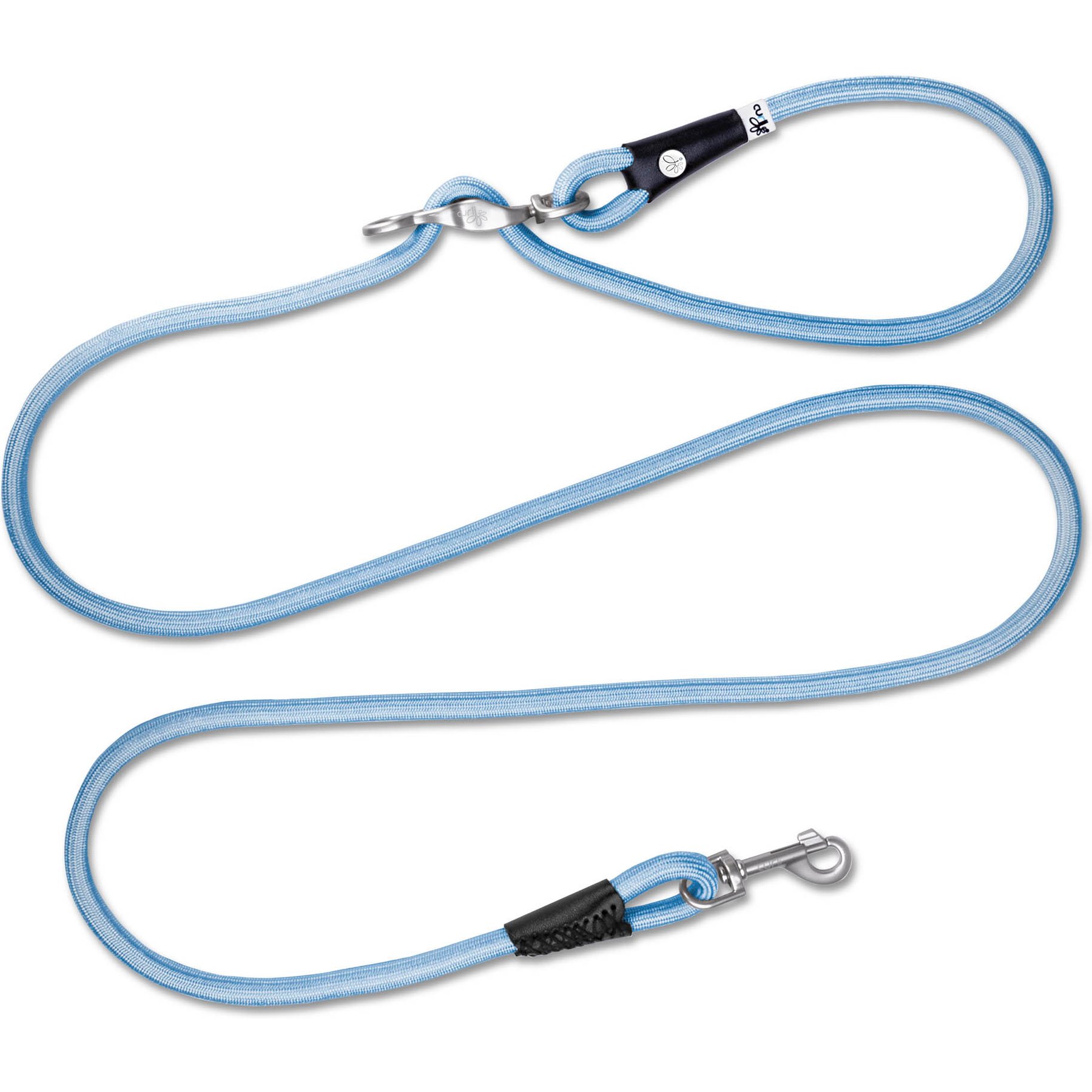 Curli Vario Comfort Dog Leash, Skyblue, Large: 6.5-ft long, 3/8-in wide