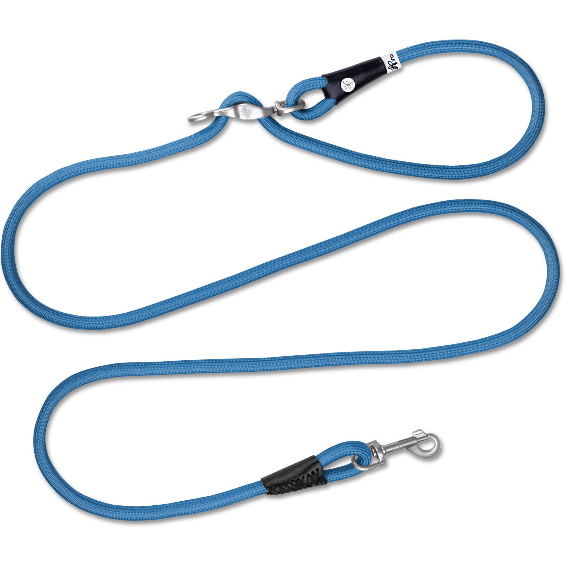 Curli Vario Comfort Dog Leash, Blue, Large: 6.5-ft long, 3/8-in wide