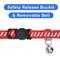 Show in main carousel: Pawtitas Traffic Personalized Reflective Breakaway Cat Collar, Red, X-Small: 8 to 12-in neck, 3/8-in wide slide 7 of 10