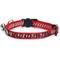 Show in main carousel: Pawtitas Traffic Personalized Reflective Breakaway Cat Collar, Red, X-Small: 8 to 12-in neck, 3/8-in wide slide 1 of 10