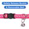 Show in main carousel: Pawtitas Traffic Personalized Reflective Breakaway Cat Collar, Pink, X-Small: 8 to 12-in neck, 3/8-in wide slide 7 of 10
