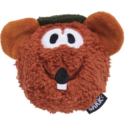 BARK BARK Rat N Roll Rizzo Squeaky Dog Chew Toy, Medium