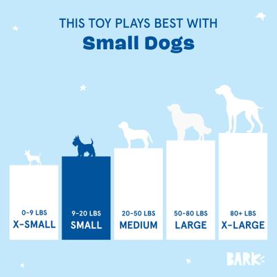 Show full view: BARK The Muppet Christmas Carol Home Video Squeaky Treat Dispensing Dog Toy, Small slide 6 of 8