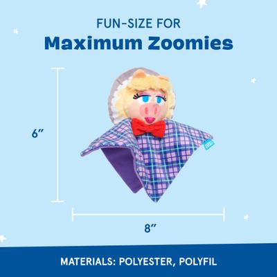 Show full view: BARK Miss Piggy as Emily Catch-it Squeaky Dog Chew Toy, Small slide 3 of 7