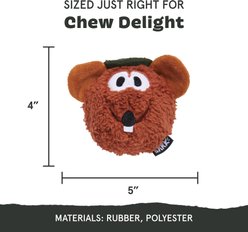 BARK Rat N Roll Rizzo Squeaky Dog Chew Toy, Medium slide 2 of 6