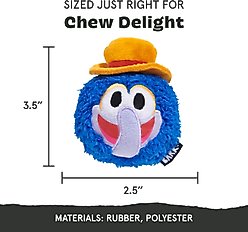 BARK The Great Gonzo as Charles Lick-ens Squeaky Dog Chew Toy, Small slide 2 of 6