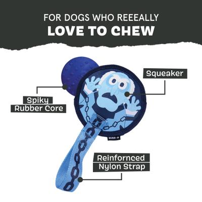 Show full view: BARK Statler & Waldorf as Marley & Gnarley Squeaky Dog Chew Toy, Large slide 5 of 8