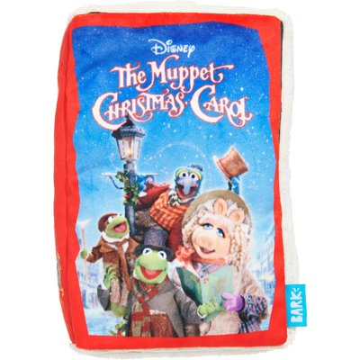 BARK BARK The Muppet Christmas Carol Home Video Squeaky Treat Dispensing Dog Toy, Small
