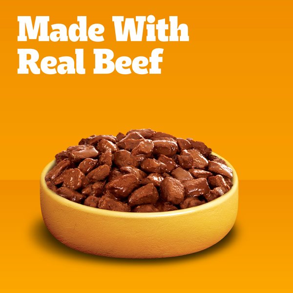 Show full view: Pedigree Choice Cuts In Gravy Canned Soft Wet Dog Food, with Beef, 13.2-oz. cans, bundle of 2 slide 5 of 12