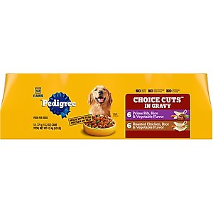 pedigree dog food calories