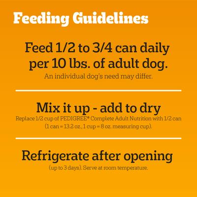 Show full view: Pedigree Choice Cuts in Gravy Beef & Country Stew Adult Canned Wet Dog Food Variety Pack, 13.2-oz can, bundle of 24  slide 8 of 12